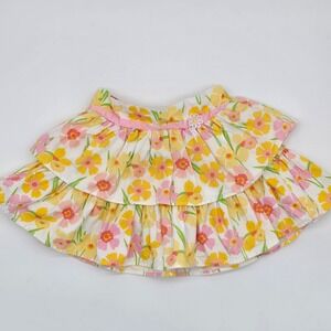 Gymboree 2020 "Spring Jubilee" Floral Ruffle Skirt Skort Size Toddler 4T